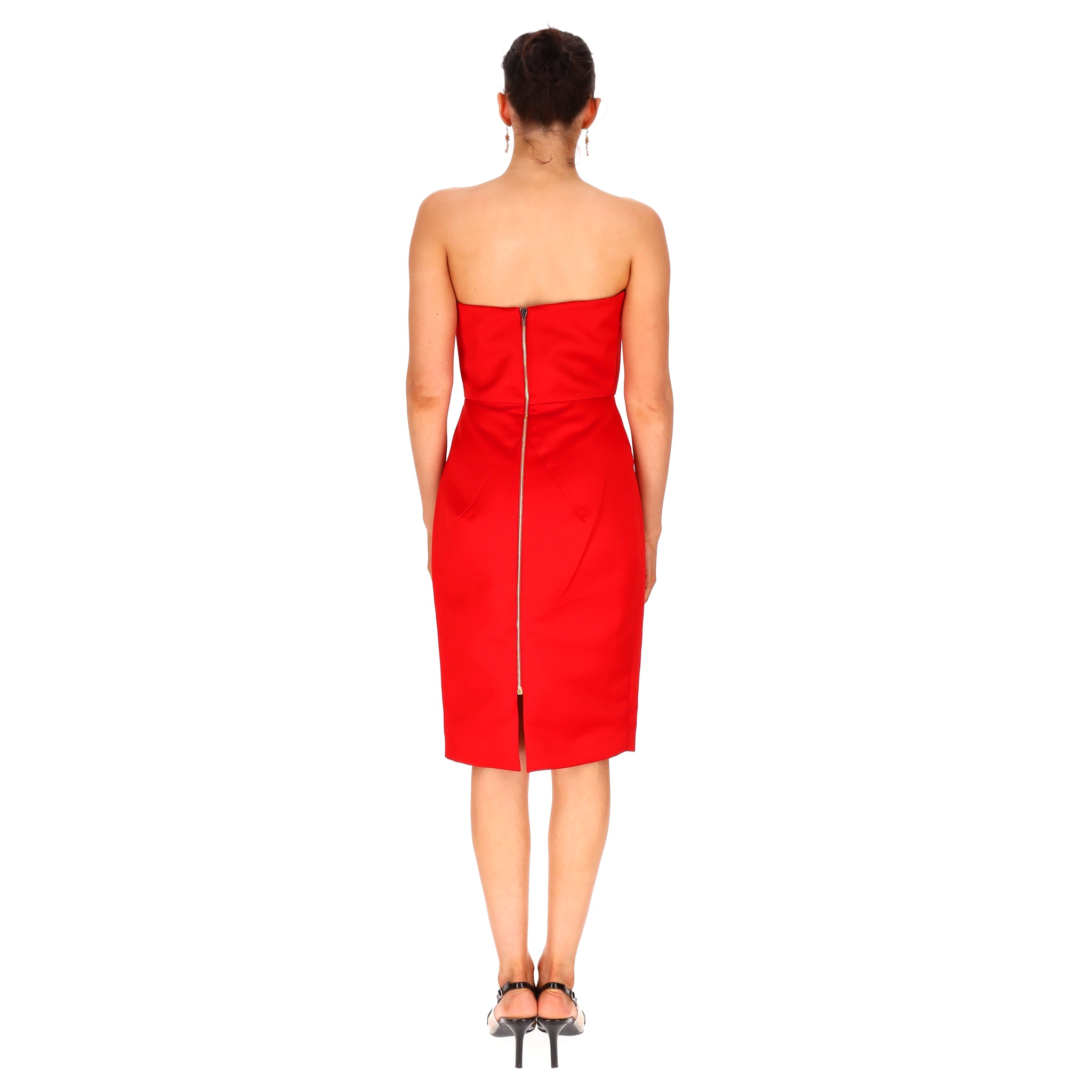 bandeau origami midi dress bandeau origami midi dress KARYA MIDI DRESS