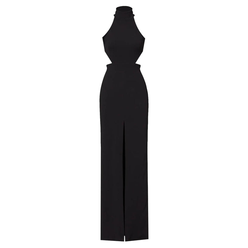 Solace London Halter Neck Open-Back Gown/Dress. Size 10UK