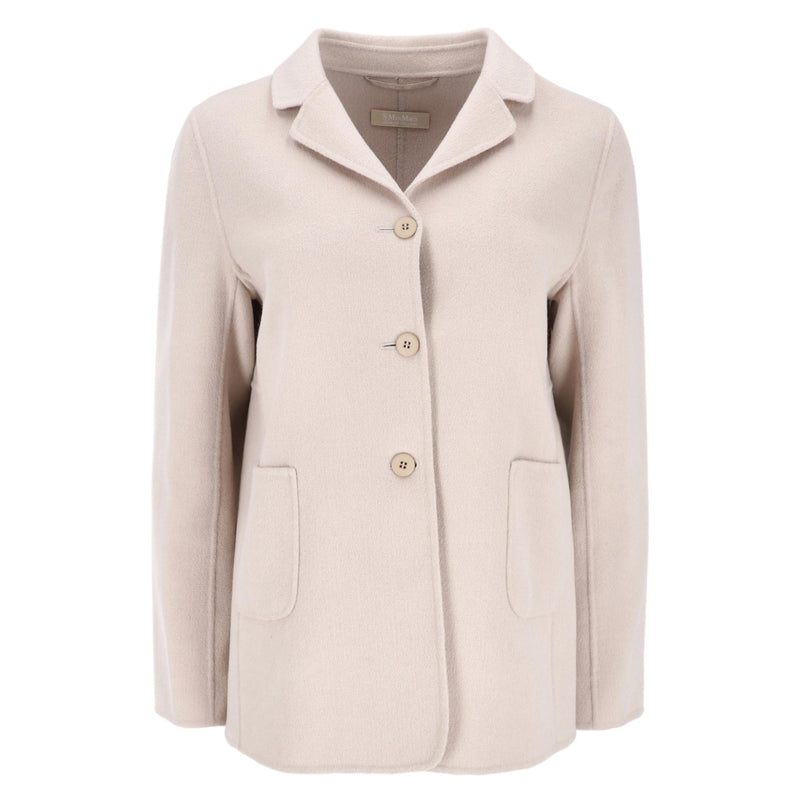 Max Mara Wool & Rabbit Hair Blazer. Size 48IT