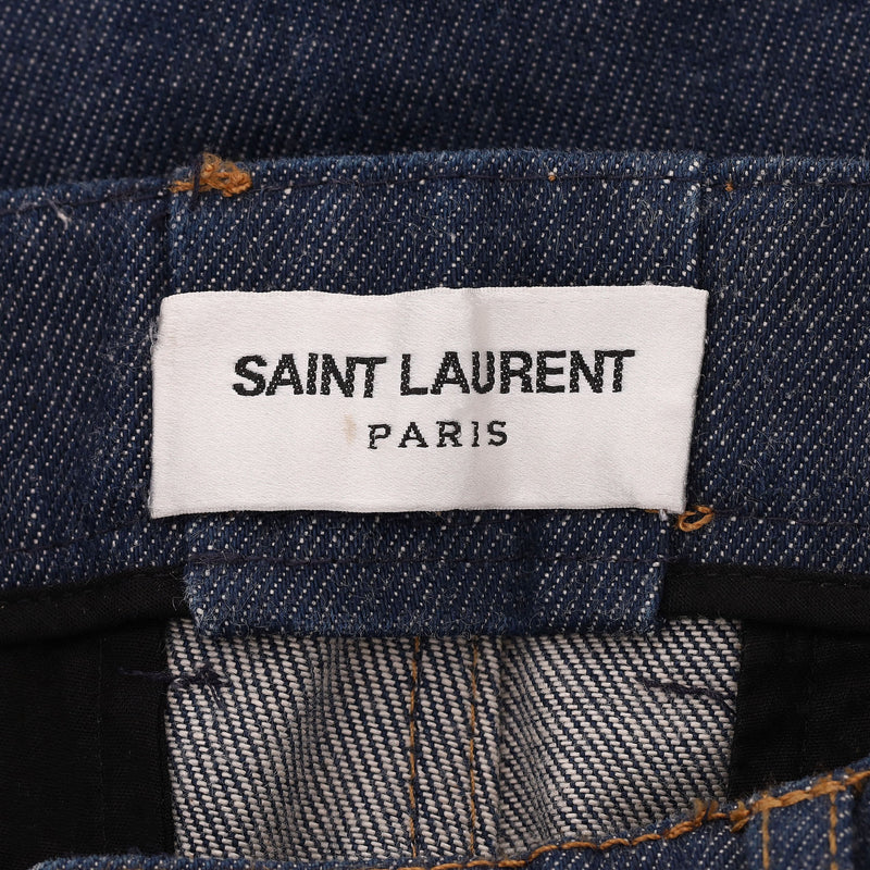 Saint Laurent Matching Denim Jacket & Trousers. Size 36FR