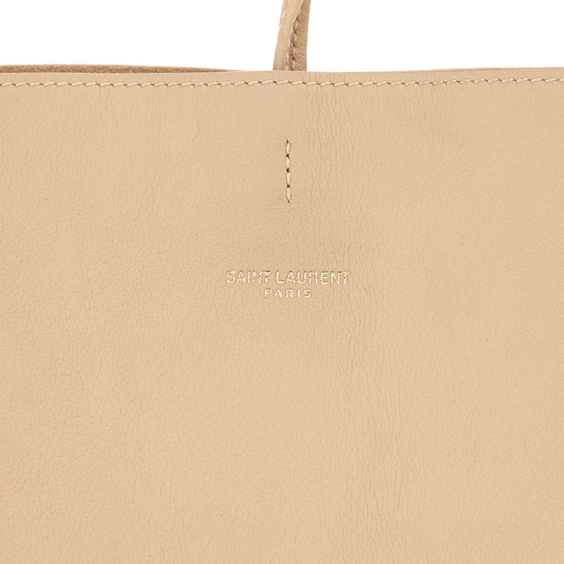 Saint Laurent Suzanne Leather Shoulder Bag With A Matching Pouch