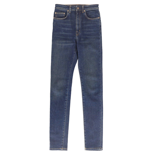 Saint Laurent High-Waisted Slim Jeans. Size W28