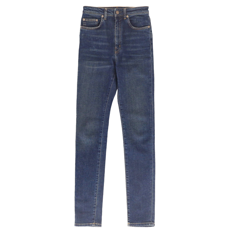 Saint Laurent High-Waisted Slim Jeans. Size W28