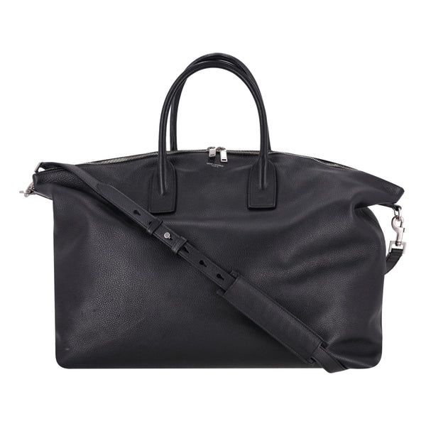 Saint Laurent Giant Leather Bowling Tote Bag