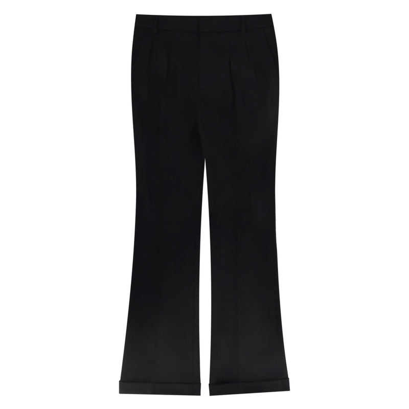 Saint Laurent Wool Tailored Flared Trousers. Size XS/S