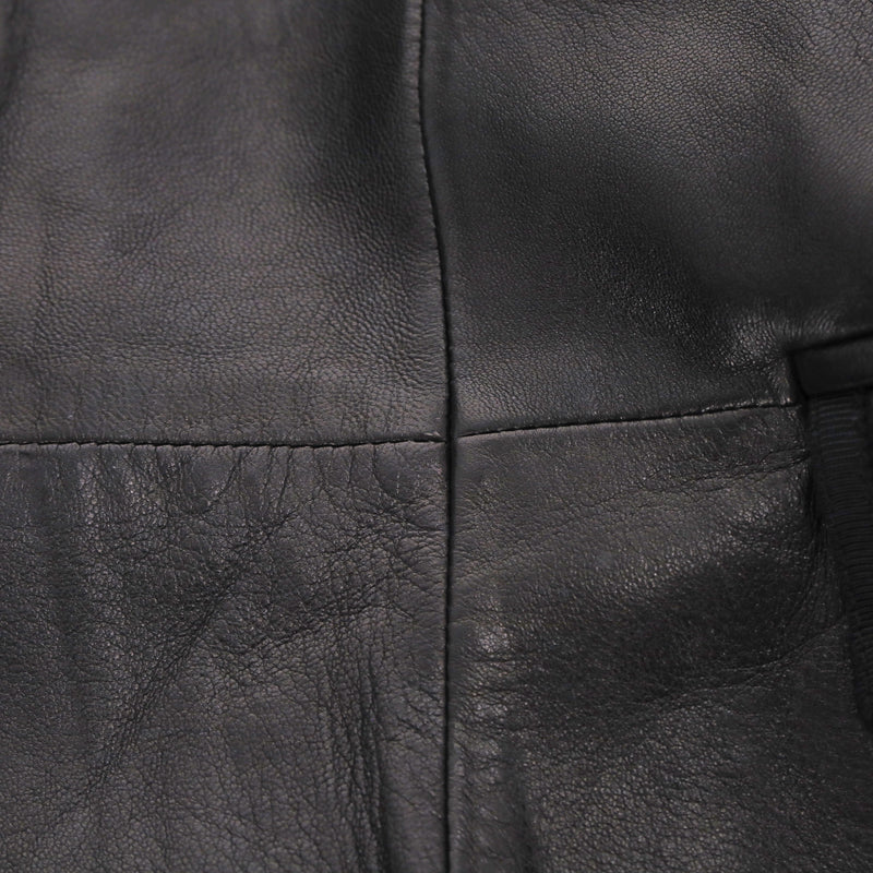 Saint Laurent Lambskin Leather Blazer. Size 36FR