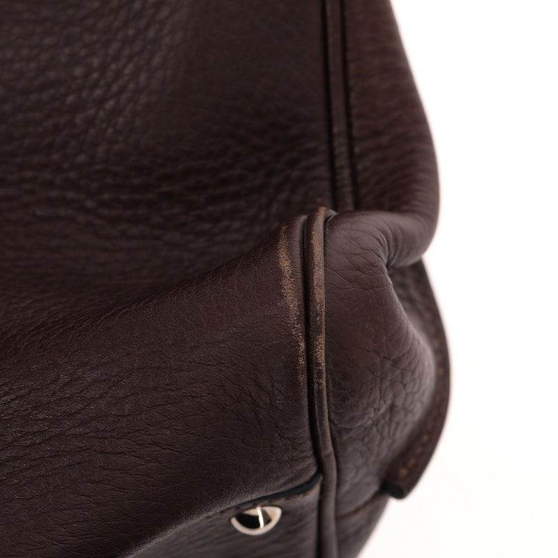 Salvatore Ferragamo Grained Leather Drawstring Detail Shoulder Bag
