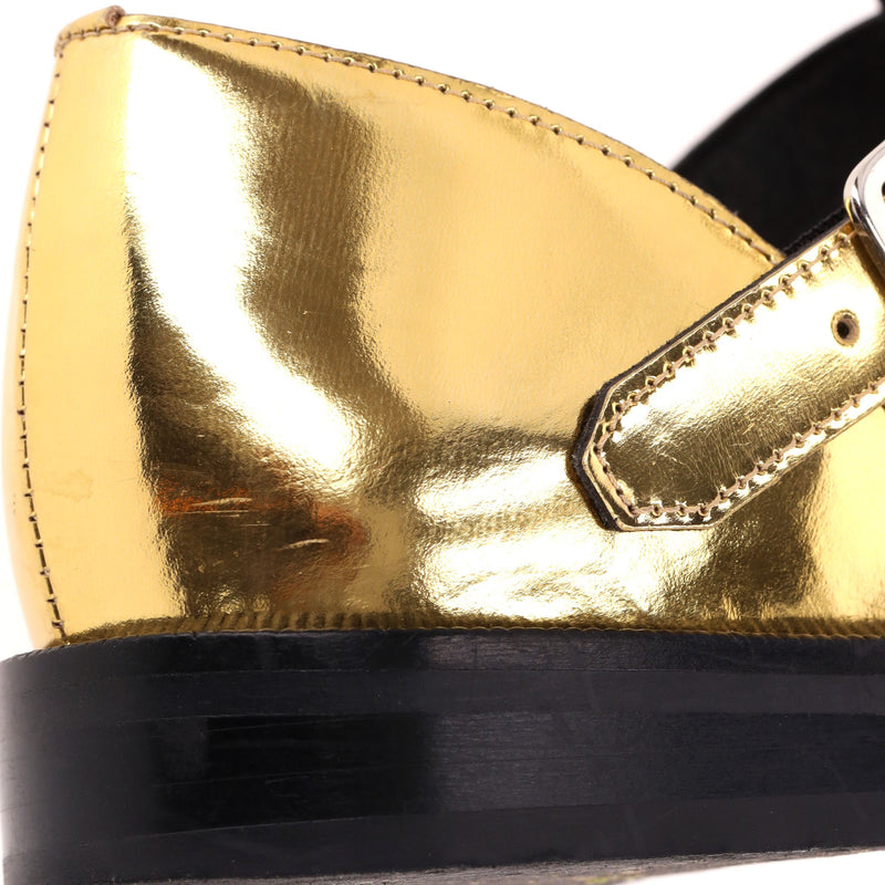 Sandro Olyma Studded Leather Cage Sandals. Size 37