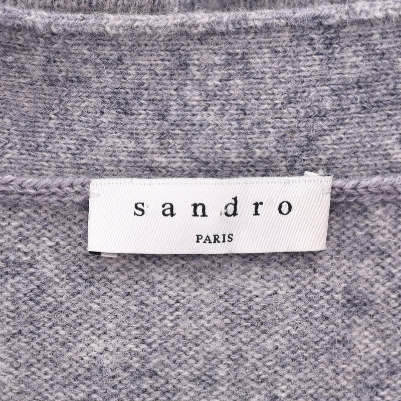 Sandro Striped-Sleeve Wool Jumper. Size 1