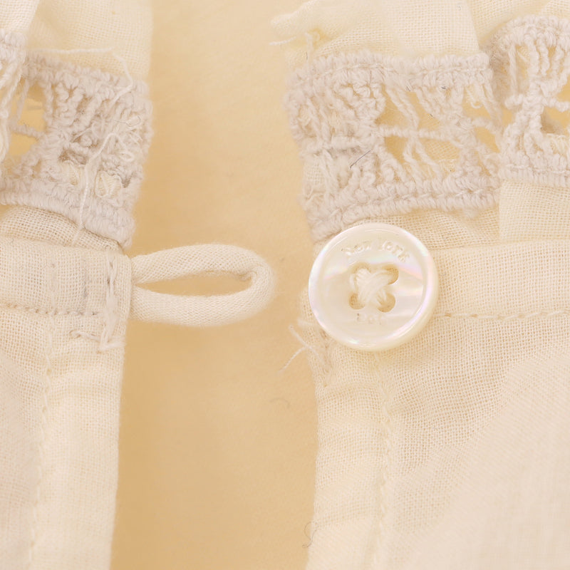 Sea Cotton Ruffle Embroidered Tiered Dress. Size 6US
