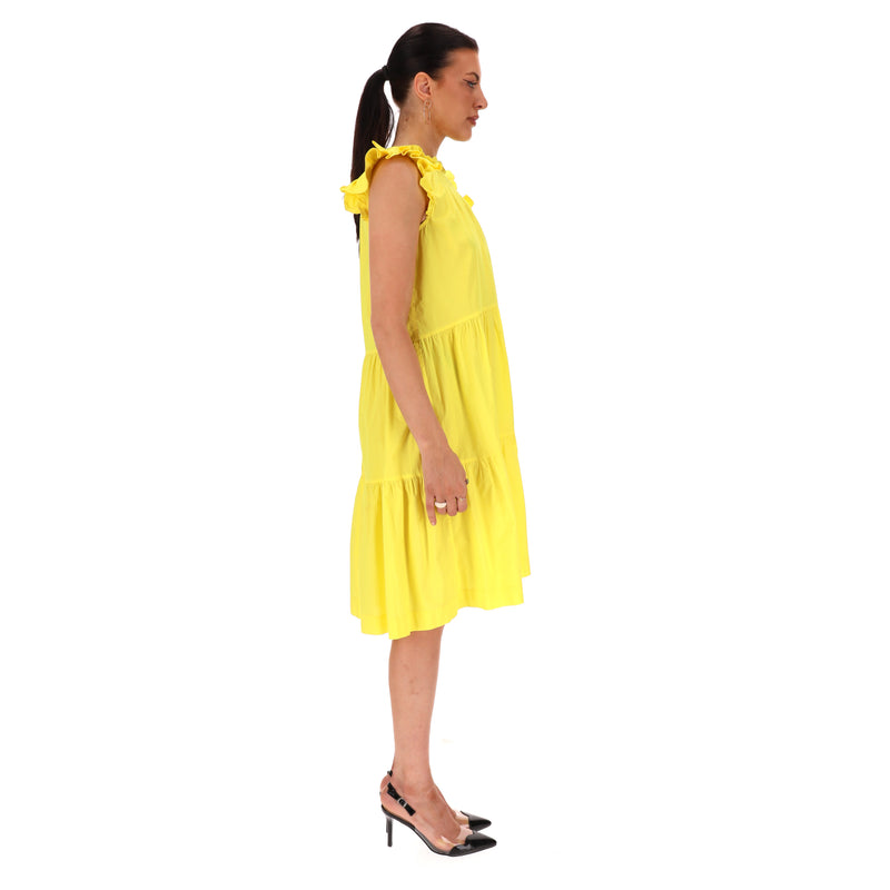 Sea Cotton Tiered Ruffle Trimmed Dress. Size 6US
