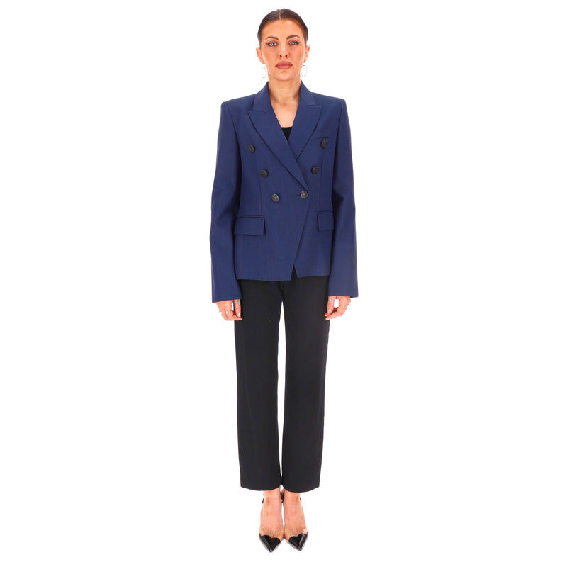 Stella McCartney Double-Breasted Wool Blazer. Size 40IT