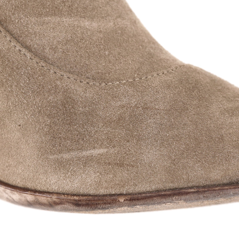 Sergio Rossi Over-The-Knee Suede Boots. Size 37.5