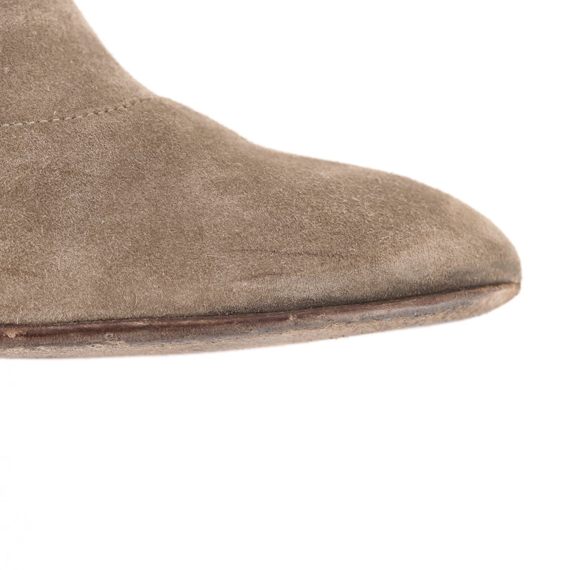 Sergio Rossi Over-The-Knee Suede Boots. Size 37.5