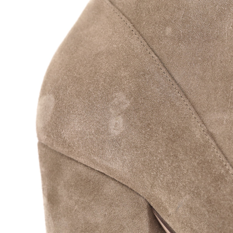 Sergio Rossi Over-The-Knee Suede Boots. Size 37.5