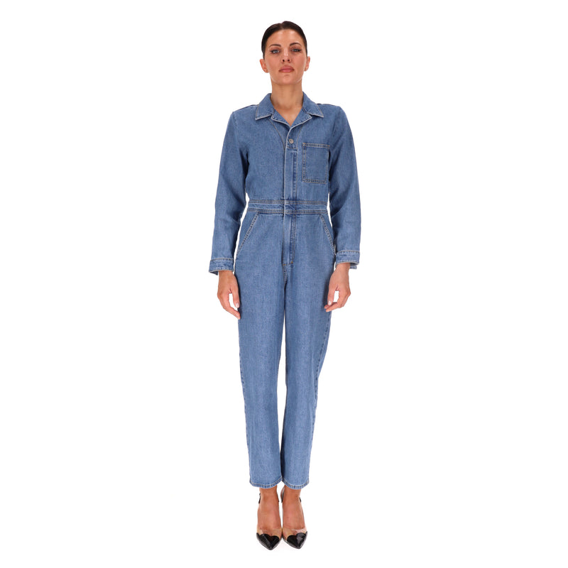 Seventy + Mochi Denim Jumpsuit. Size 10UK