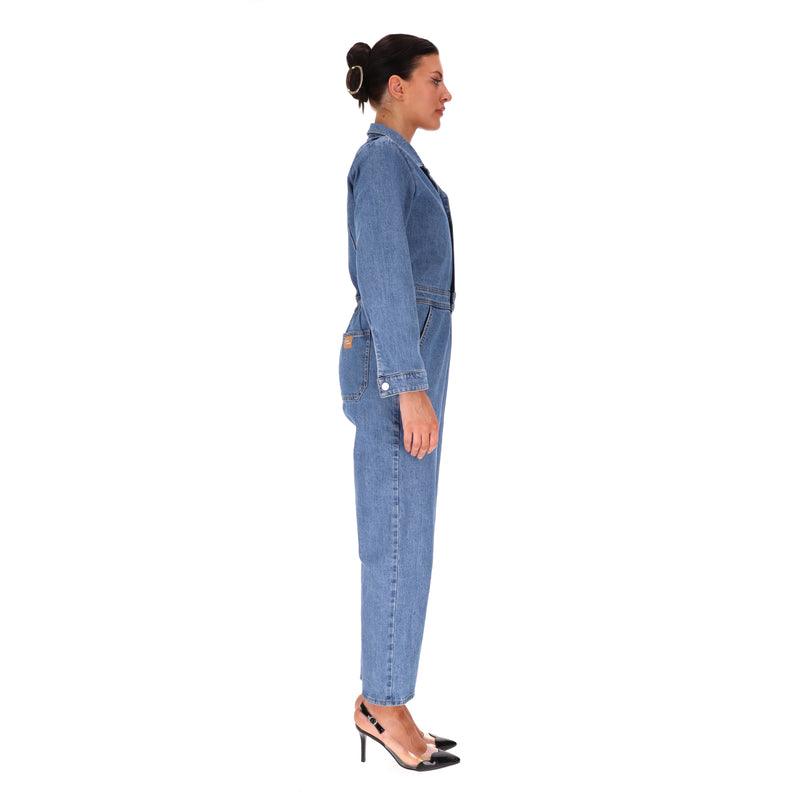 Seventy + Mochi Denim Jumpsuit. Size 10UK