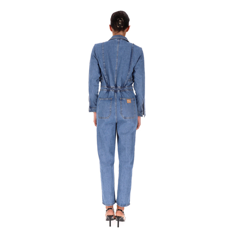Seventy + Mochi Denim Jumpsuit. Size 10UK