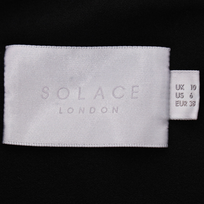 Solace London Halter Neck Open-Back Gown/Dress. Size 10UK