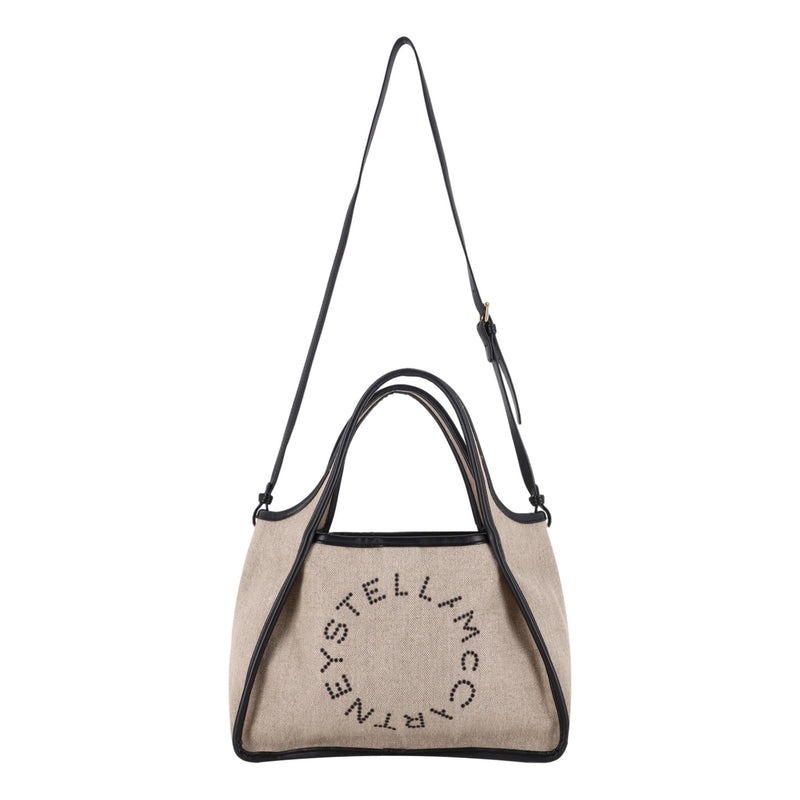 Stella McCartney Salt & Pepper Logo Tote Bag