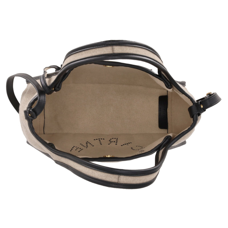 Stella McCartney Salt & Pepper Logo Tote Bag