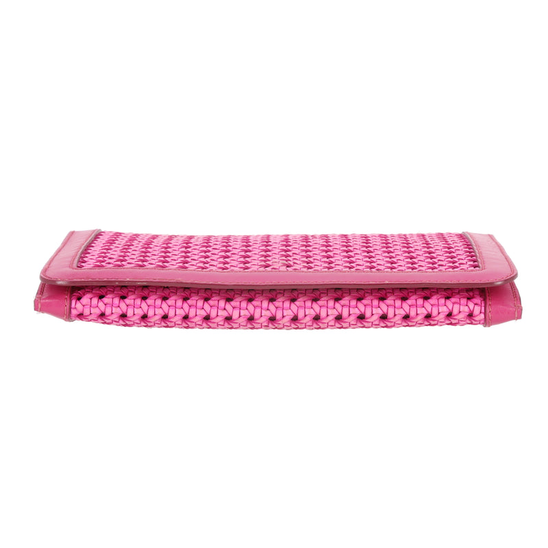 Stella McCartney Vegan Leather Woven Crossbody Bag