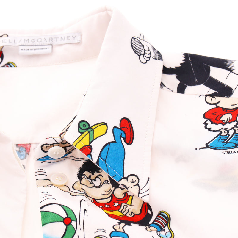 Stella McCartney Comic Print Cotton Shirt.Size 40IT