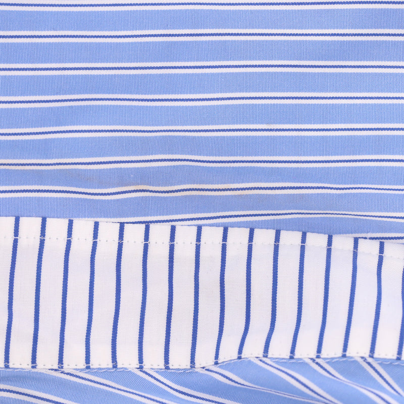 Stella McCartney Circle-Print Striped Cotton Shirt Dress. Size 42IT