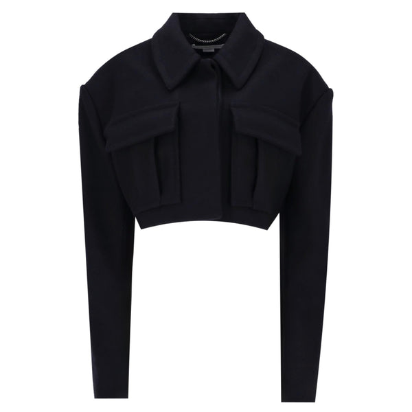 Stella McCartney Balaton Bucci Cropped Wool Jacket. Size 48IT