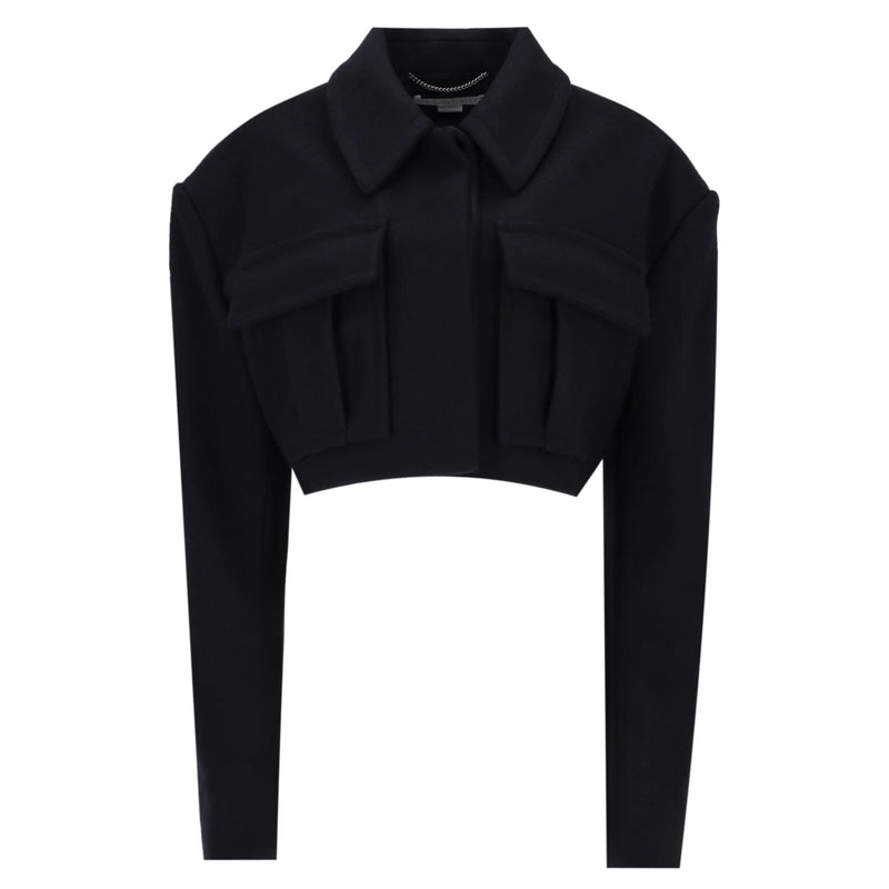 Stella McCartney Balaton Bucci Cropped Wool Jacket. Size 48IT