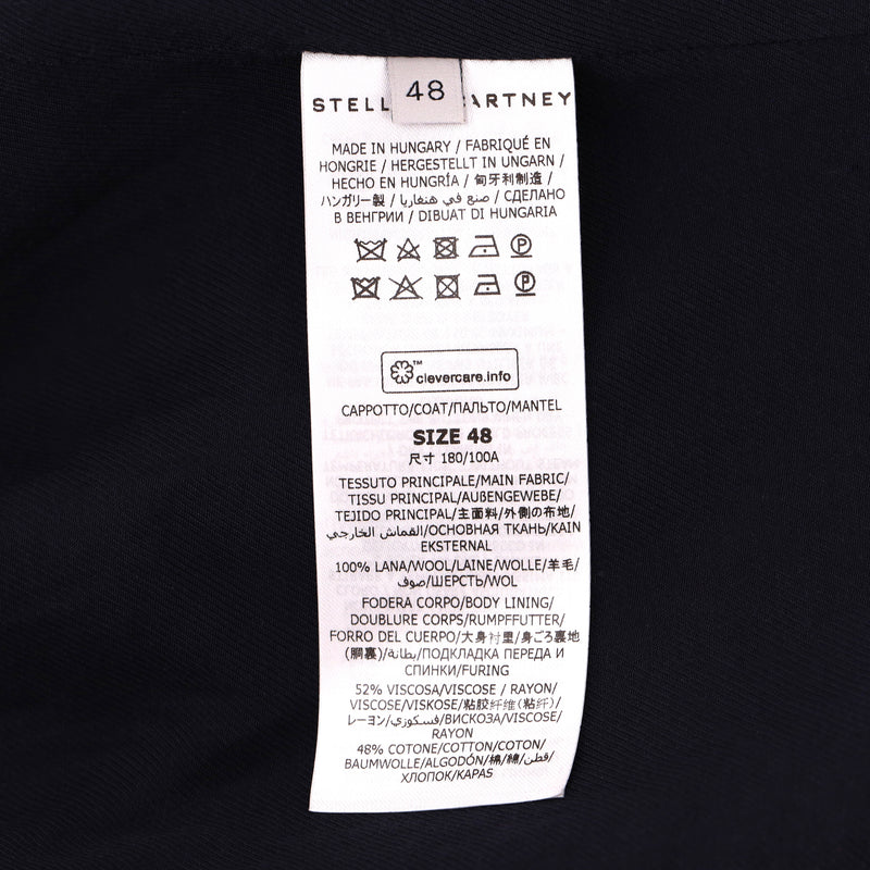 Stella McCartney Balaton Bucci Cropped Wool Jacket. Size 48IT