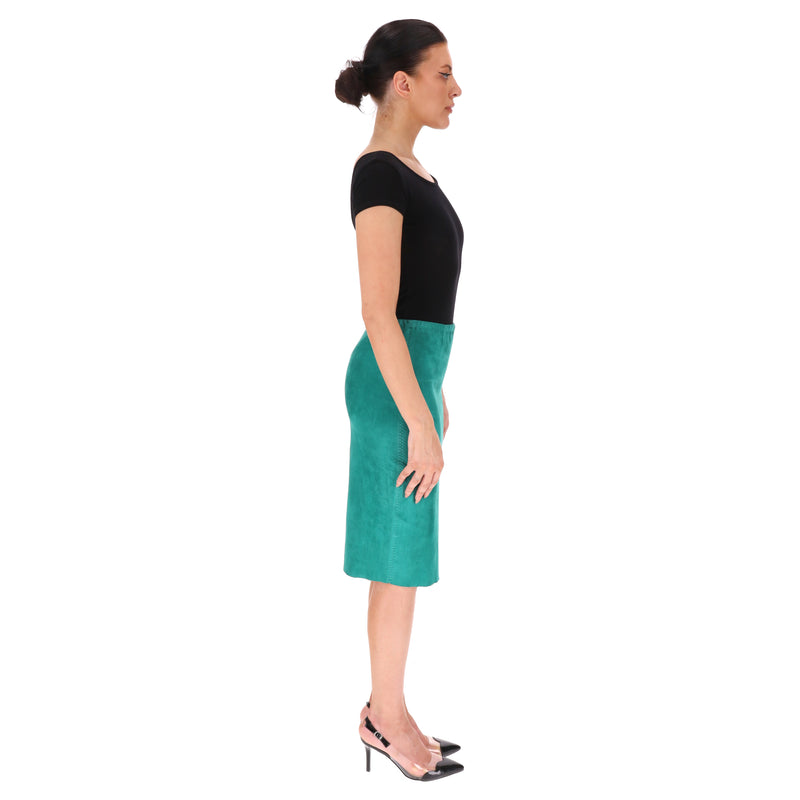 Stouls Suede Pencil Skirt. Size S