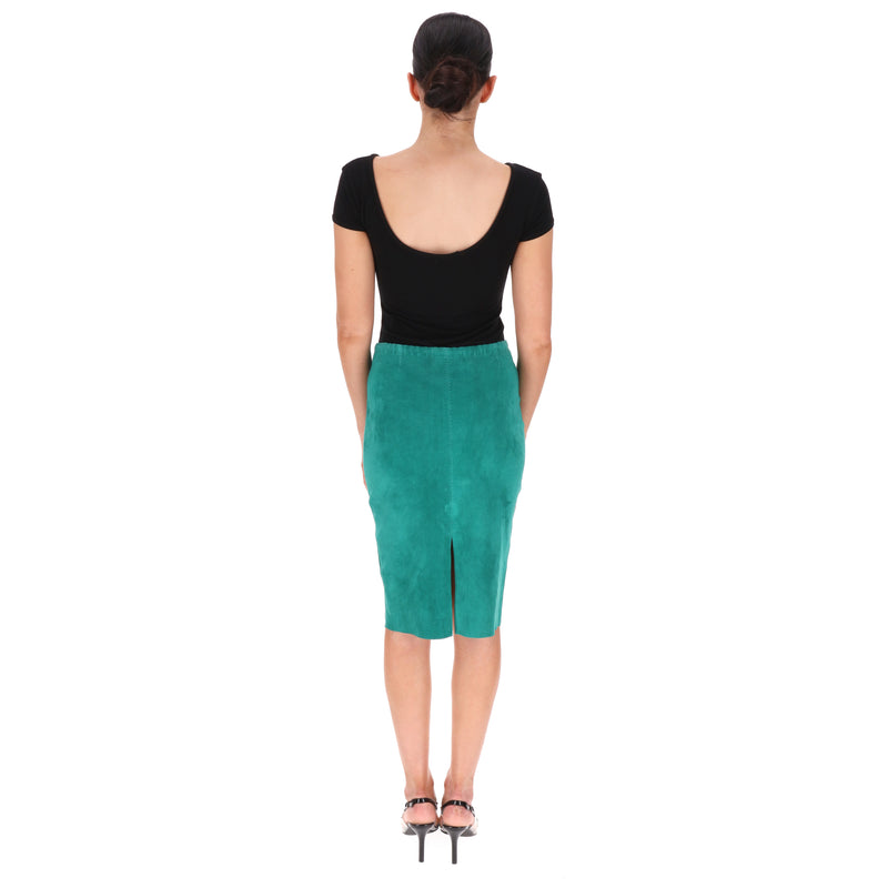 Stouls Suede Pencil Skirt. Size S