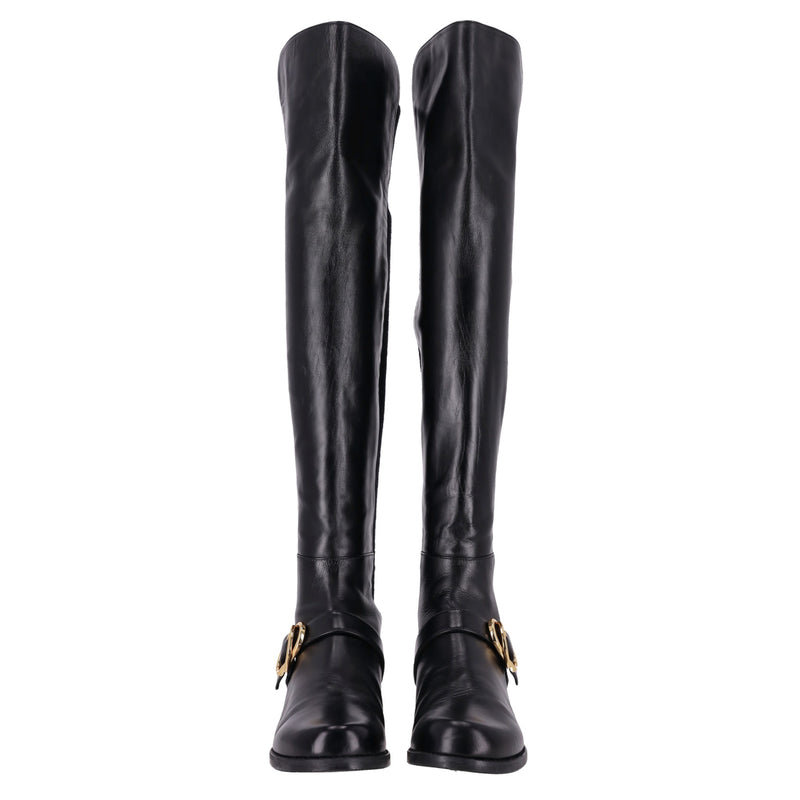 Stuart Weitzman Over-The-Knee Leather Boots. Size 37