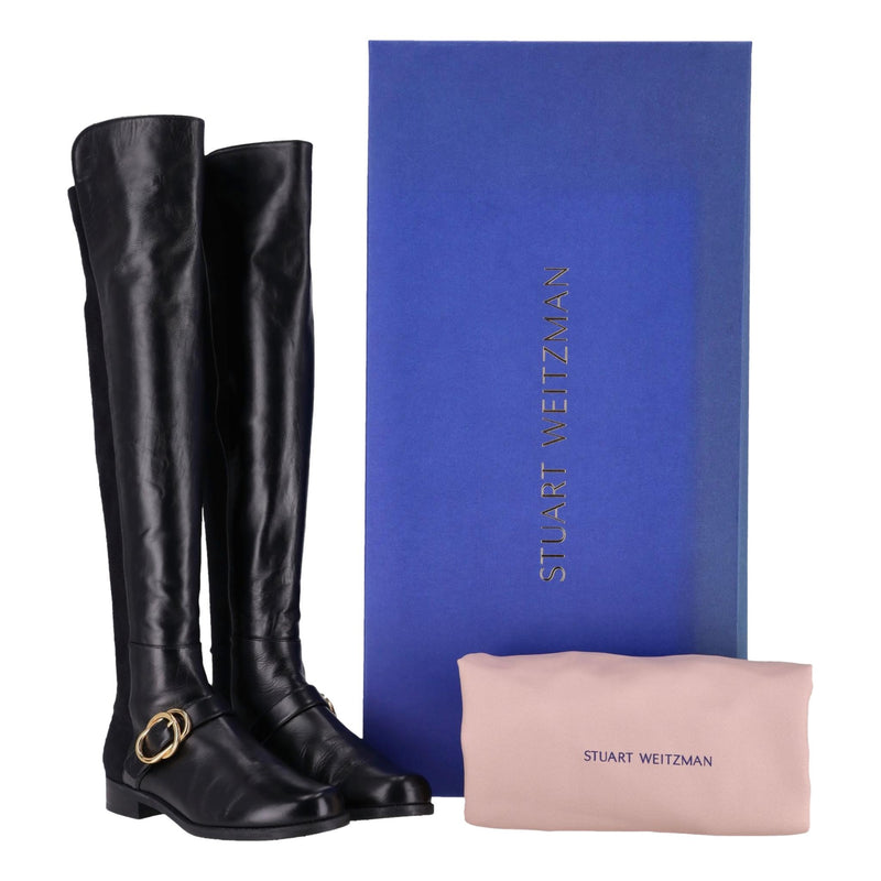 Stuart Weitzman Over-The-Knee Leather Boots. Size 37