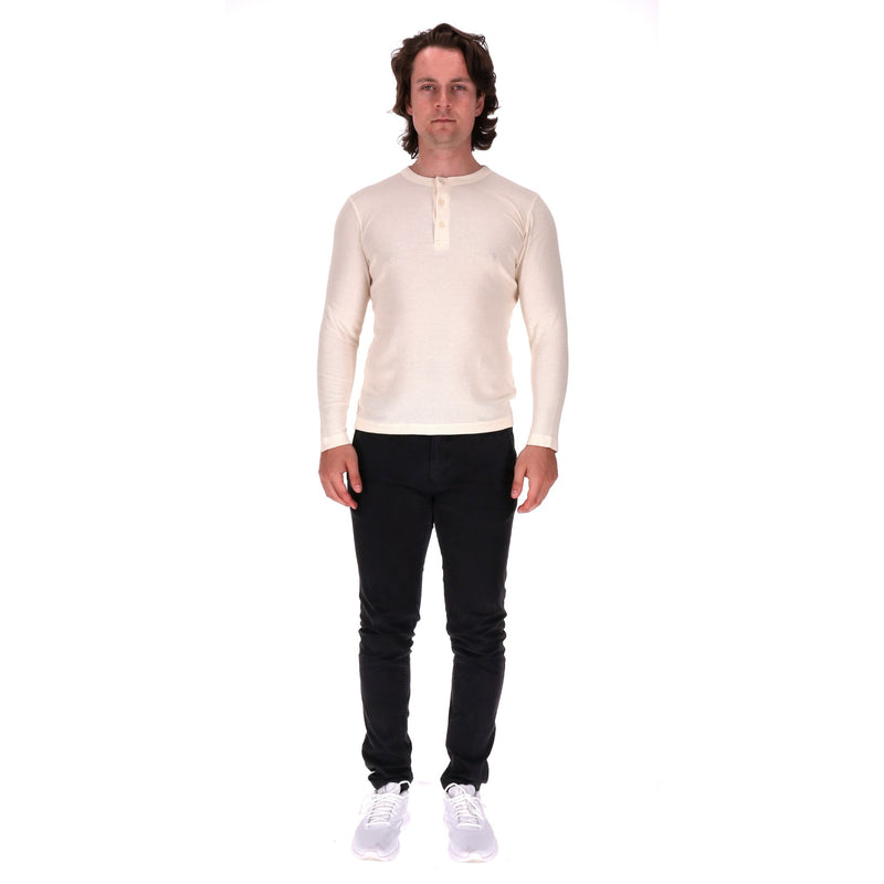 Sunspel Cotton Long Sleeve Top. Size S