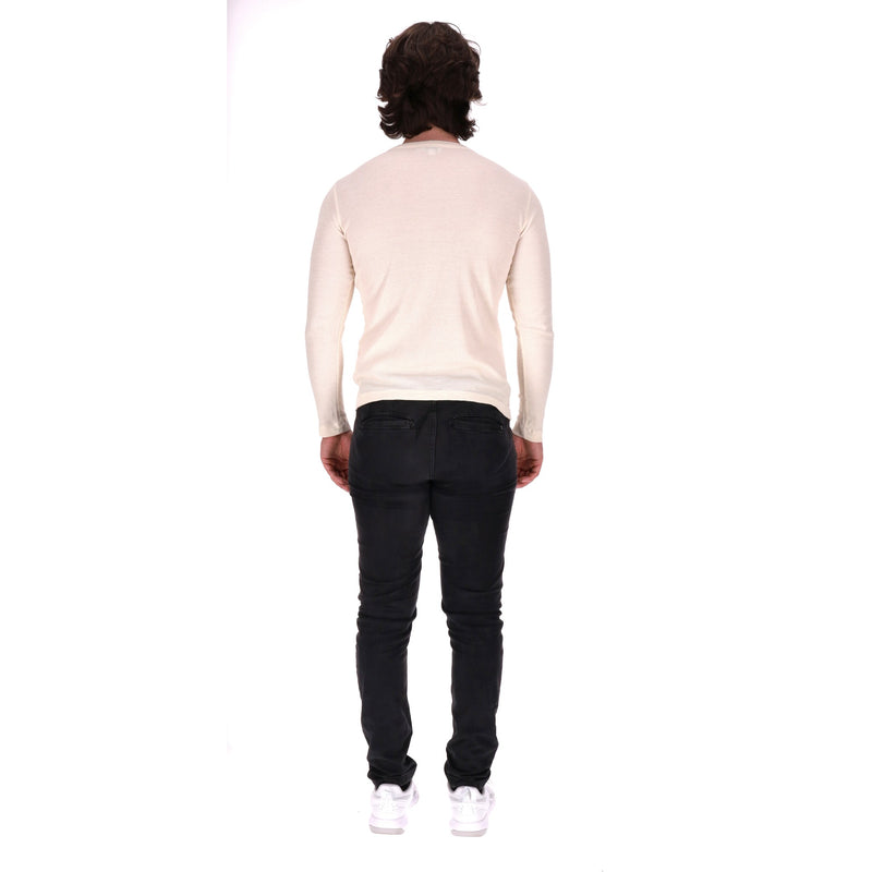 Sunspel Cotton Long Sleeve Top. Size S
