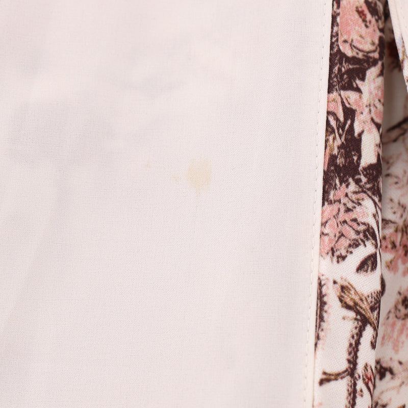 TVF for DVF Floral Print Puff-Sleeve Midi Dress. Size 6US