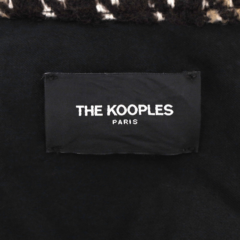 The Kooples Wool Blend Oversized Houndstooth Tweed Jacket/Shacket. Size 1EU