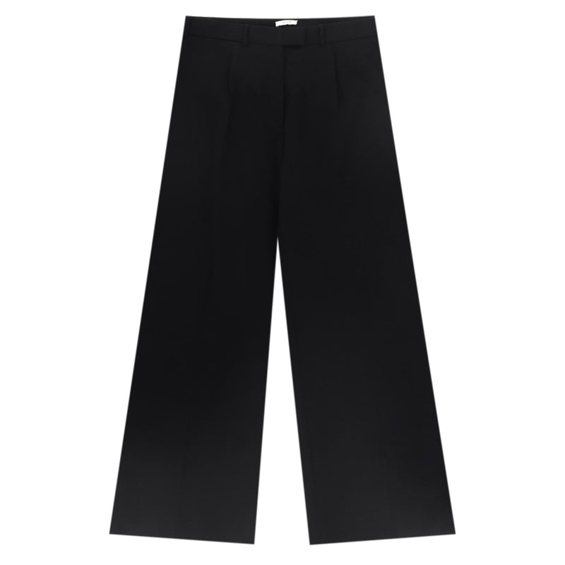 The Row Tailored Wool Wide-Leg Trousers. Size XL