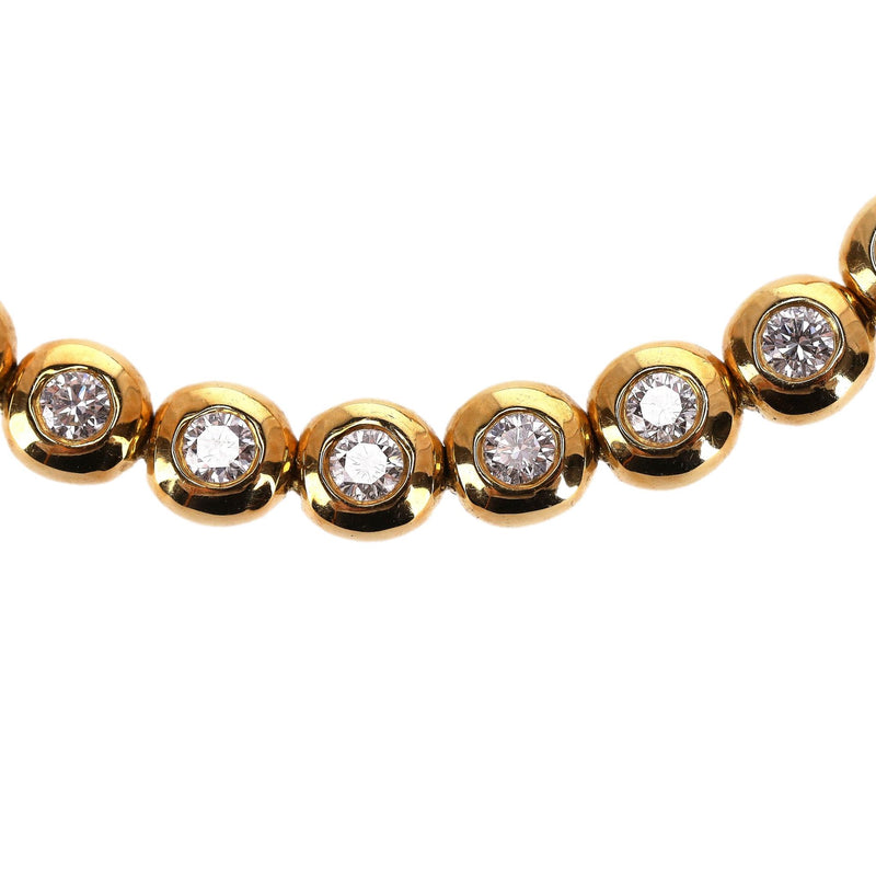 Tiffany & Co. Jazz Diamond 5ct Tennis Necklace In 18k Gold
