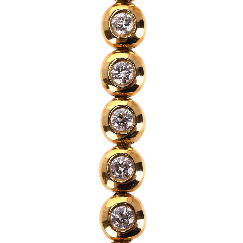 Tiffany & Co. Jazz Diamond 5ct Tennis Necklace In 18k Gold