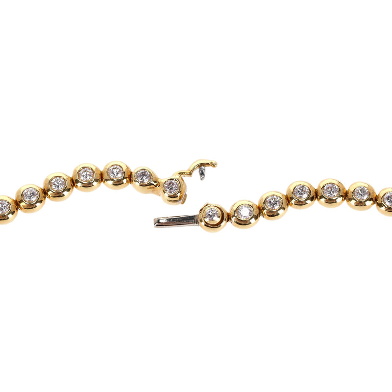 Tiffany & Co. Jazz Diamond 5ct Tennis Necklace In 18k Gold