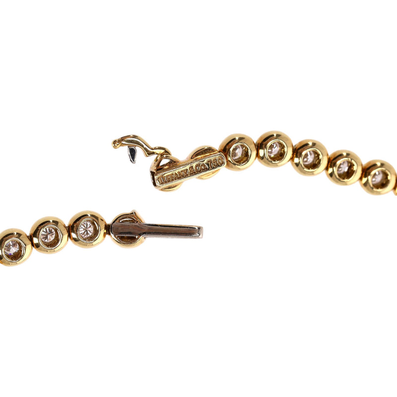 Tiffany & Co. Jazz Diamond 5ct Tennis Necklace In 18k Gold