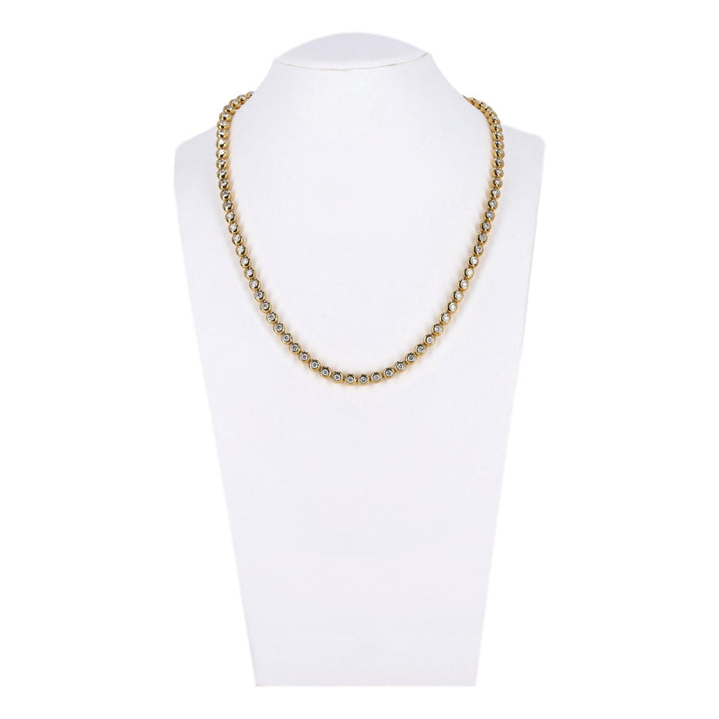 Tiffany & Co. Jazz Diamond 5ct Tennis Necklace In 18k Gold