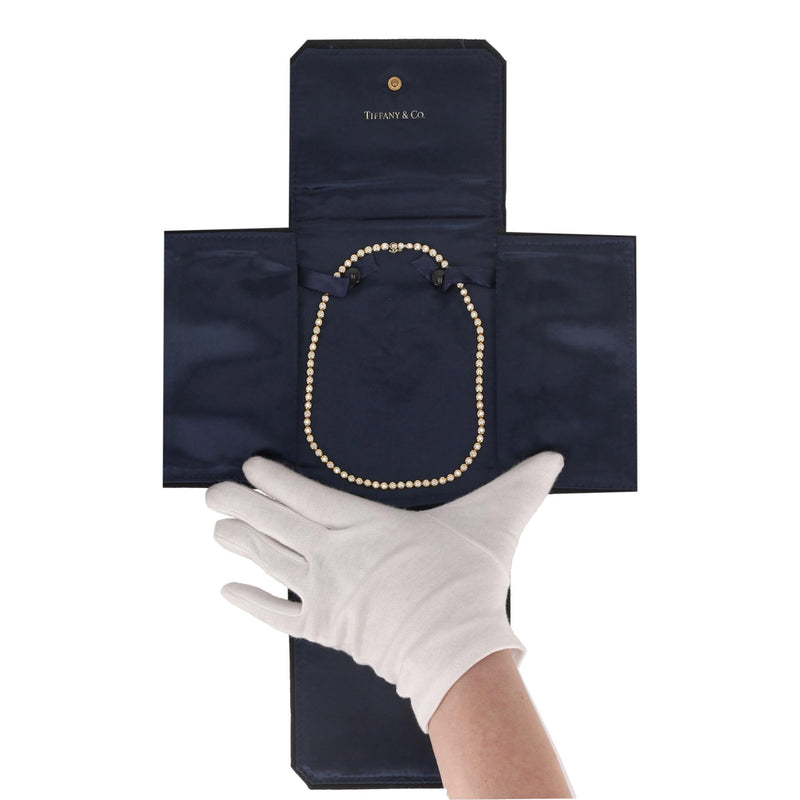 Tiffany & Co. Jazz Diamond 5ct Tennis Necklace In 18k Gold