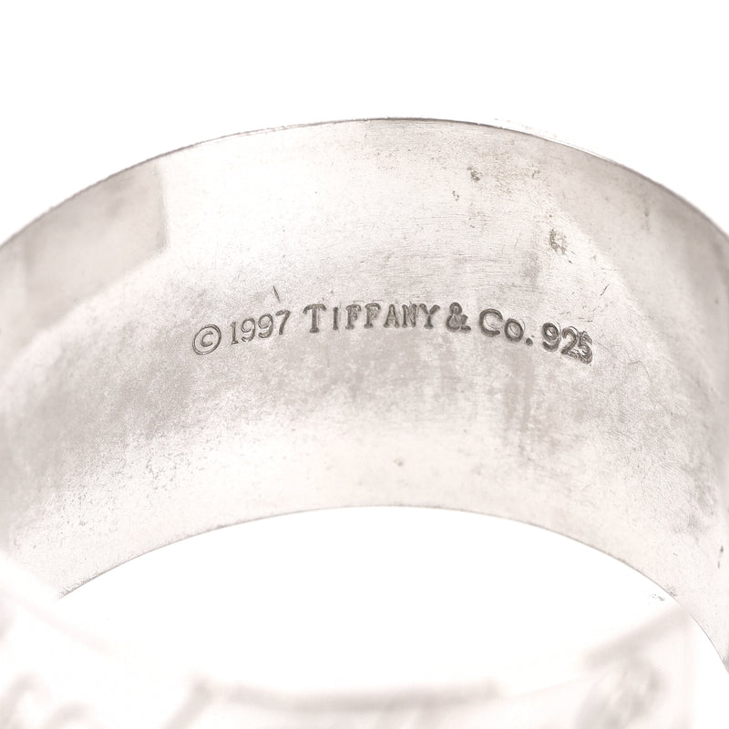 Tiffany & Co. Notes Collection Vintage 925 Sterling Silver Cuff Bracelet
