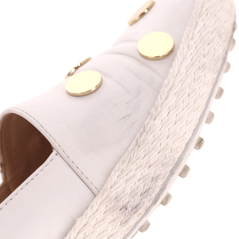 Tod's Gommino Leather Loafers With Polka-Dot Stud Pattern. Size 38.5