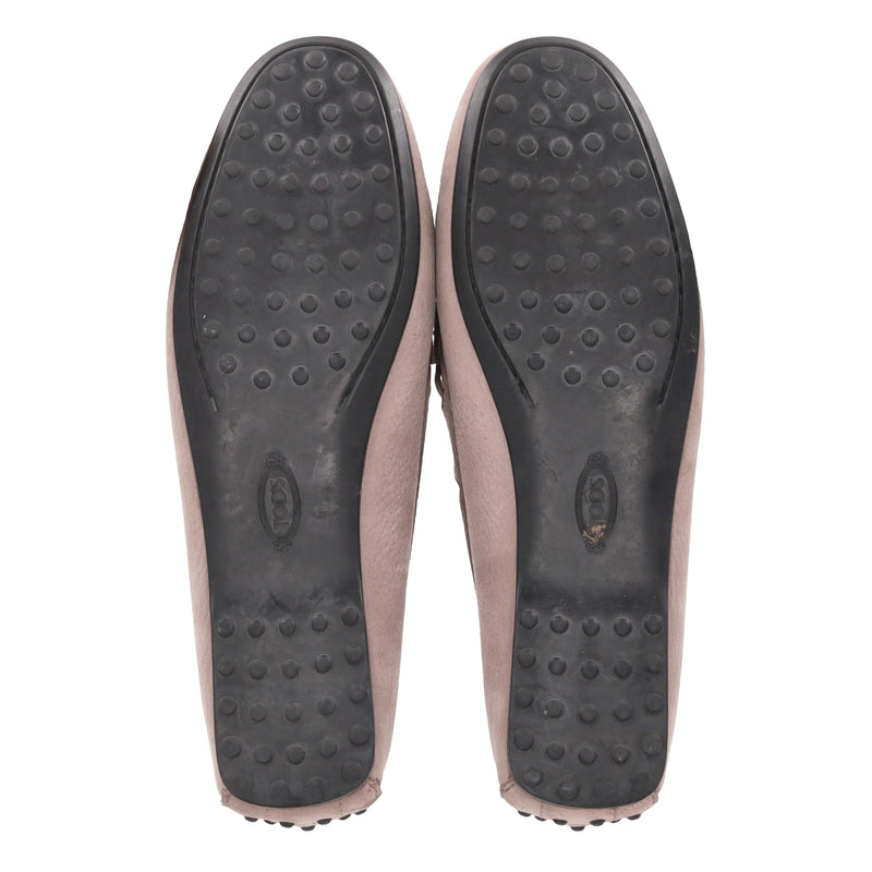 Tod's City Gommino Suede Loafers. Size 38.5