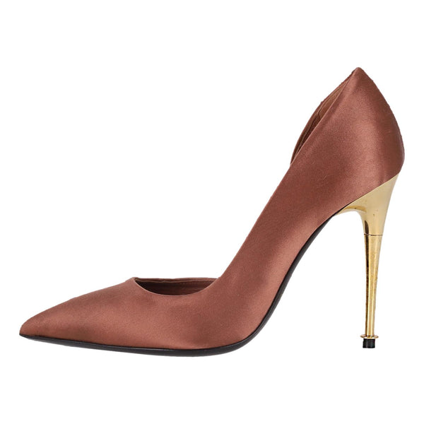 Tom Ford D'Orsay Satin Heels. Size 36